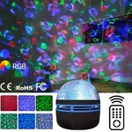 1PC Star Projector Water Ocean Wave Night Light Room Decor With 7 Colors. Fixed Price $20.79.
