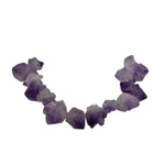 Amethyst Natural Crystals 8" Strand 29X27X15 To 18X17X12MM Purple 14 Beads. Fixed Price $31.99.