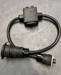Leviton L21-30 Connector Feed Through Edison 15A Quad Box Power Cable Brand New. Fixed Price $200.00.