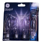Ge Lighting 60W B10 Faceted Ceiling Fan Bulbs Of Candelabra Base Bc 415 Lumens. Fixed Price $17.99.