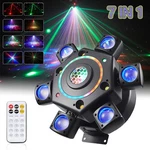 6 Arms Moving Head Dj Lights Beam Laser Rgbw Disco Stage Mixed Lighting Dmx 150W. Fixed Price $95.98.
