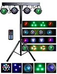 Complete Professional 4-PAR Stage Leds Lights Dj Band Dmx System & Stand MU-L31F. Fixed Price $199.99.