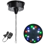 Yescom Disco Ball Motor Rotating 6RPM 18 Rgbw Led Lights For 6"-12" Mirror. Fixed Price $34.90.