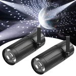 2PCS Spotlight Beam Stage Lighting 15W Led Pinspot Club Mirror Ball Dance Party. Fixed Price $23.99.