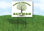 Altman Family Reunion Gr Tree 18 In X24 Yard Sign Road With Stand. Fixed Price $19.99.