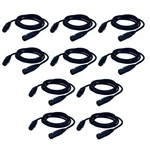 Adj 15FT 3-PIN Dmx Cables 10 Pack. Fixed Price $159.90.