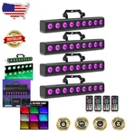 Bright 50W Led Stage Wash Light Bar 4PACK - Rgbw Color Changing Sound Activated. Fixed Price $226.79.