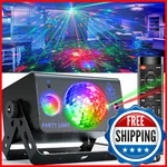 Oiezisro Led Disco Ball Party Lights, Sound Activated Strobe W/ Remote. Fixed Price $68.09.