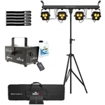 Chauvet Dj 4BAR Lt Quadbt Ils Gig Band Live Lighting System With Fog Machine. Fixed Price $450.40.