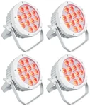 (4) Rockville Wet Par Pro White Indoor/outdoor Wash Up Lights Restaurant Stage. Fixed Price $584.95.