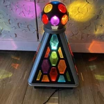 Vgt Memorex MKA330 Disco Party Light Pyramid Ball Multicolor Dance Rainbow. Fixed Price $59.98.