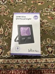 Laluce Natz 20 Watt Slim Uv Flood IP65 In/outdoor Dj Blacklight Tst/works. Fixed Price $13.00.