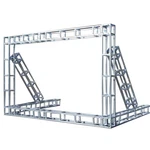 Super Durable Dj Stand Truss Tube Stage Lighting Square Iron Segment. Fixed Price $119.92.