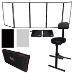 Prox XF-5X3048B Black Aluminum Panel Scrim Facade Frontboard + Chair Idjnow. Fixed Price $367.40.