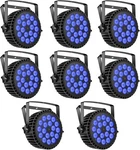 8PCS 18X18W Rgbwa Uv Lighting Led Dmx Stage For Dj Disco Party Sh. Fixed Price $272.99.