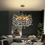 Vintage Chandelier Luxury Large Round Crystal Pendant Light Fixture Living Room. Fixed Price $190.88.