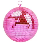 8-INCH Pink Disco Ball Mirror For Parties Dj Stage Wedding Home Decor. Fixed Price $33.26.