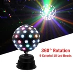 Stage Disco Led Rotating Dj Ball Sound Activated Rgb Strobe Lights. Fixed Price $67.99.