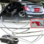 Tail Light Lamp Cover For Nissan Versa Almera N17 2011-2016 Sedan Chrome Trim. Fixed Price $85.41.