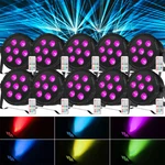 10PCS 105W Can Rgbw 7 Led Dmx Stage Lighting Dj Disco Wash Party Lights Show. Fixed Price $189.99.