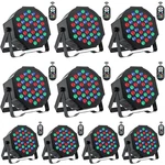 U King Stage Lights 10 Pack 36LED Rgb 7 Channel Dj Party. Fixed Price $189.99.