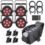 Chauvet Dj SLIMPARH6ILS Low-profile Wash Lights 4 Pack Carrying Bag. Fixed Price $811.40.