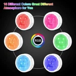 Solmore Rgb Cabinet Light 6-PACK, 16 Independent Colors, Remote Control. Fixed Price $18.99.