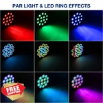 Oppsk 2PK 100W Led Stage Par Lights, 14 Rgbw Rings, Dmx Remote. Fixed Price $193.99.