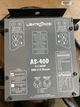 Lightronics AS-40D 4-CHANNEL Portable Dimmer With Dmx, 600W Per. Fixed Price $149.90.