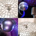 Us 12" Mirror Glass Disco Ball Large Home Party Club Dj Dance Stage Lighting. Fixed Price $25.59.