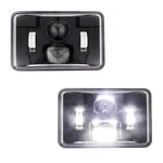 Eagle 4" X 6" Black Led Projection Headlights - Double Pack Low Beam 2A1. Fixed Price $229.99.