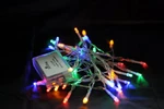 Battery Operated Christmas LIGHTS,13 Ft Short Clear Wire String Led Twinkle Fair. Fixed Price $15.87.