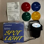Vintage Radio Shack Spot Light White Yellow Blue Red Green W/ Bracket Works. Fixed Price $32.23.