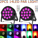 150W Rgbw Can Light 14LED DMX512 Dj Party Disco Stage Beam Wall Wash. Fixed Price $55.99.