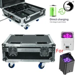 King Space Rechargeable Flight Case With Wheels For 6X18W Stage Par Uplights. Fixed Price $179.99.