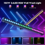 150W Rgb Led Wall Wash Sound Active Dmx Stage Party Lighting Chase Effect. Fixed Price $59.40.