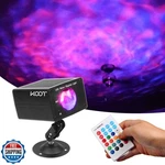 Koot Water Wave Christmas Projector, Rgb 16 Color Party Light, Sound Activate. Fixed Price $52.99.