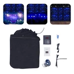 Led Stage Backdrop Curtain DMX512 Background Starry Sky W/ Controller. Fixed Price $197.06.