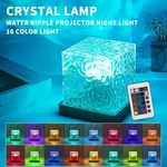 16 Colors Water Ripple Projector Dynamic Rotating Led Night Light With Remote. Fixed Price $16.99.