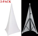 Double Sided Tripod Skirt Speaker Scrim Black Stretch Fabric Dj Lightstand. Fixed Price $24.90.