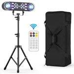 7-IN-1 Double Head Dj Lights With Stand, Bar Mobile Stage Lighting W/bag. Fixed Price $90.00.