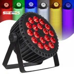 Shehds 18X18W Rgbwa Uv Led Stage Lighting Flat Dmx Party Disco Weeding. Fixed Price $88.00.