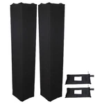 Prox XTC-SQ820TS-B Black 8.20' Scrim Sleeves For 12" Box Truss 2-PACK. Fixed Price $119.98.