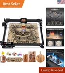 Advanced 2100MW Laser Engraver With Safety Protections & Eye Safeguard Design. Fixed Price $356.64.