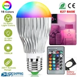 16 Colors Changing Magic Effect E27 9W Rgb Lamp Bulb + Ir Remote Control Eds. Fixed Price $13.18.