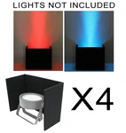 (4) Dj Wedding Venue Slimpar 38 56 64 Led Uplighting Covers. Fixed Price $107.99.