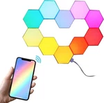 Yescom App Control Hexagon Led Lights 10 Pack Wifi Wall Alexa & Google. Fixed Price $32.99.