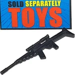 Gi Joe Baroness V2 Snake Eyes V8 Rifle Modern Gun Cobra Black Weapon Accessory. Fixed Price $9.99.