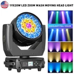 Uking 380W 19LED Zoom Moving Head Stage Rgbw Dmx Beam Wash Lighting Dj. Fixed Price $120.89.