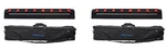 (2) Rockville Motionstrip Moving Head Rgbw Color Wash/beam Light Bar+bags. Fixed Price $459.80.